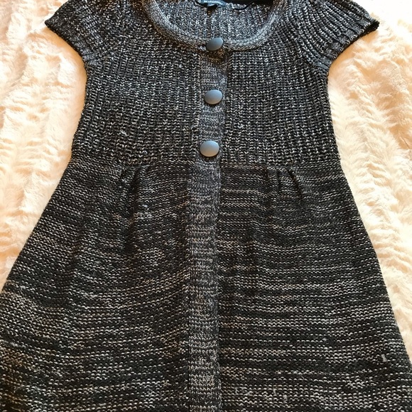 😀 $30/3 Sweater tunic silver black - Picture 1 of 4